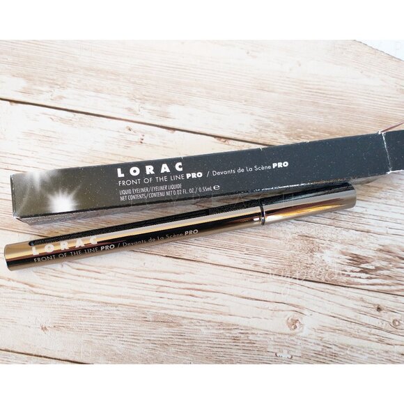 LORAC Charcoal Liquid Eyeliner Front of the Line PRO NIB Discontinued NOS Makeup - Picture 5 of 6